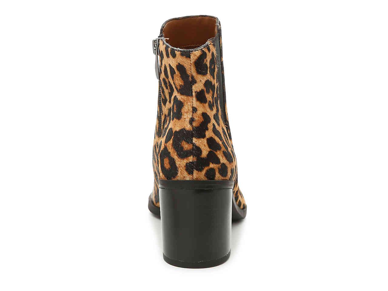 franco sarto bette bootie leopard