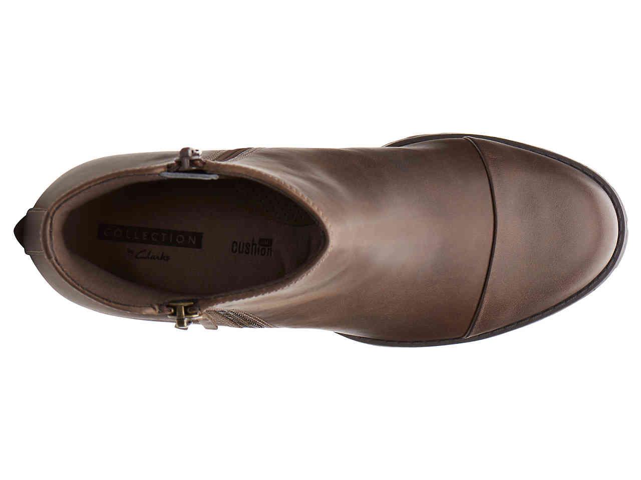 clarks verona peach bootie