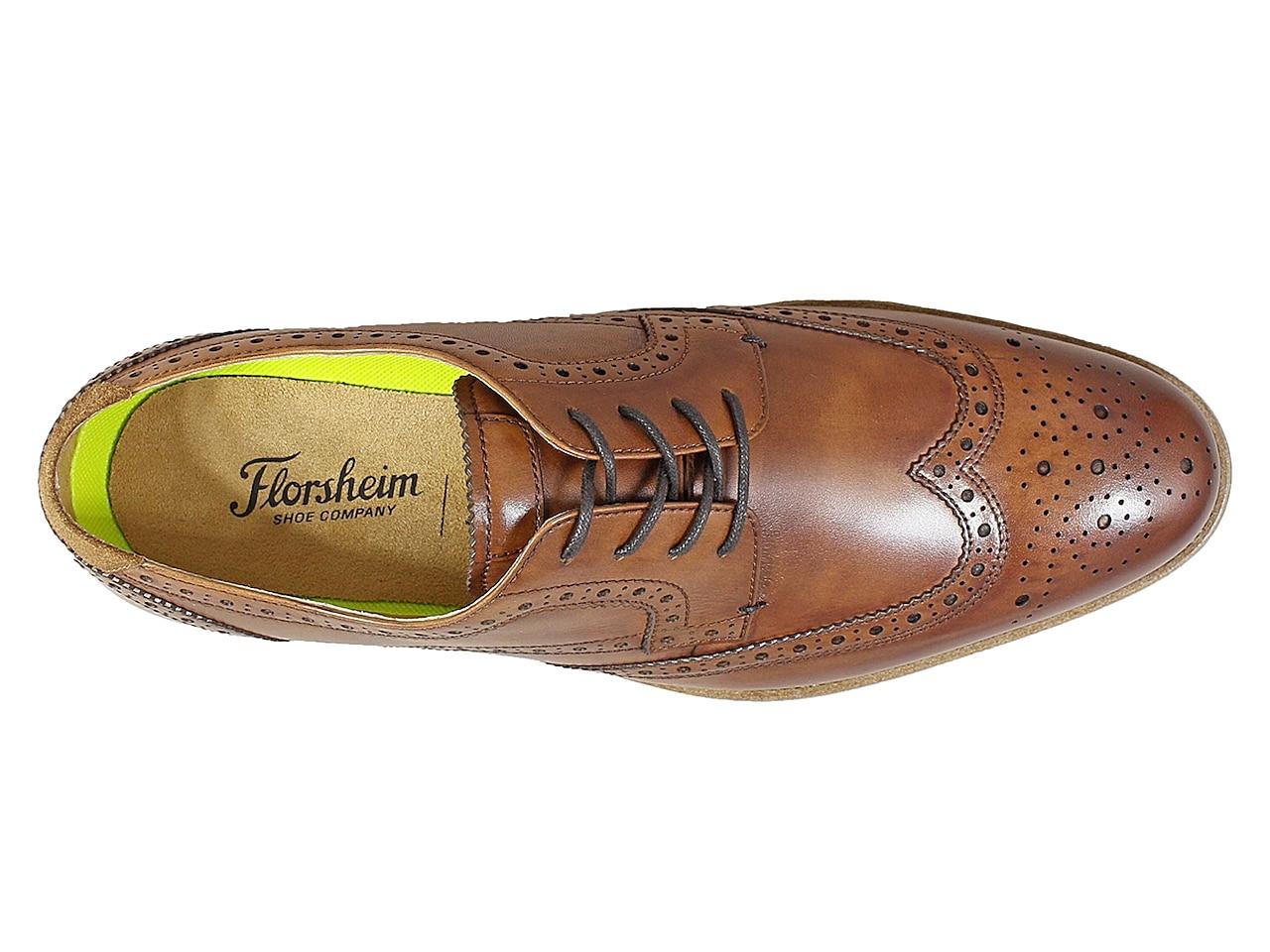 florsheim men's wingtip shoes