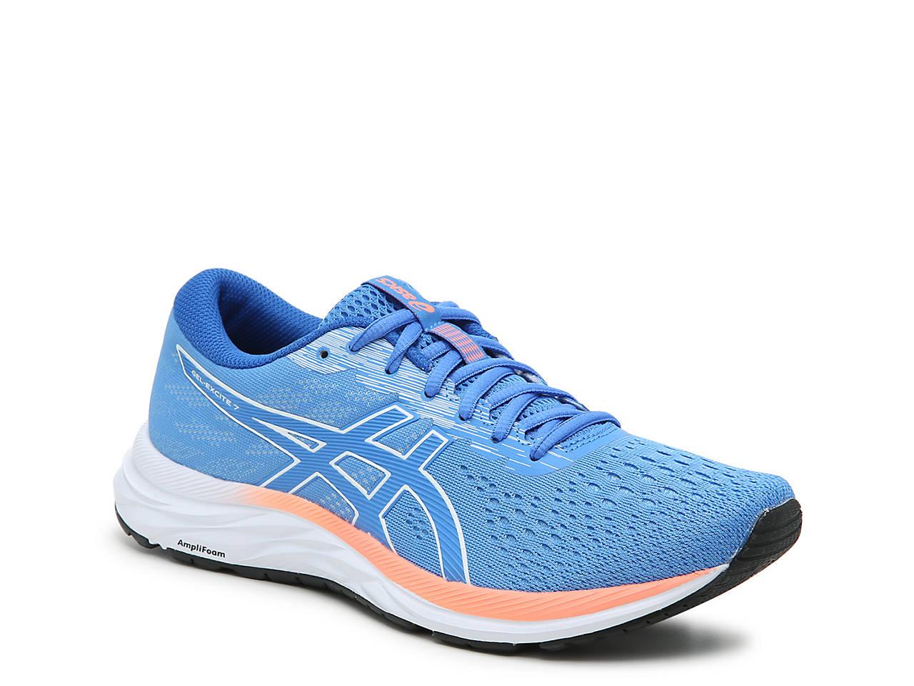 Asics Synthetic Gelexcite 7 Running Shoe in Blue/Peach (Blue) Lyst