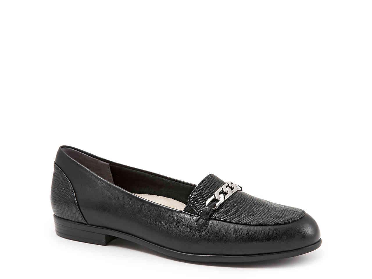 black dress with loafers