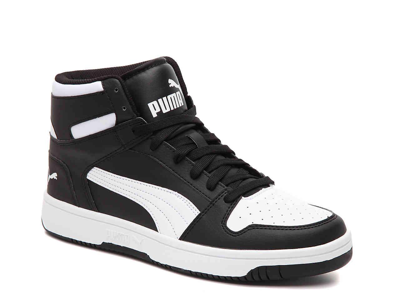 PUMA Rebound Layup Sneakers in Black/White (Black) for Men - Save ...