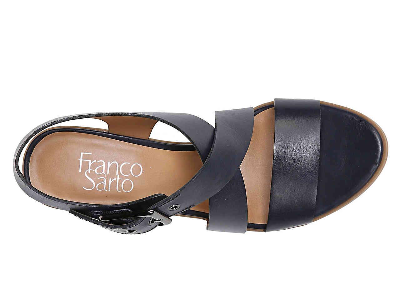 franco sarto navy sandals