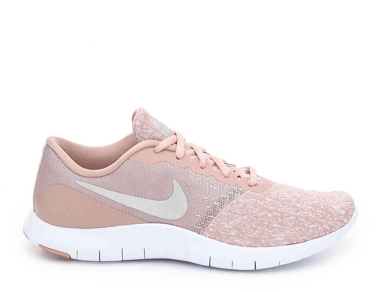 Nike Flex Contact Lightweight Running Shoe in Pink | Lyst