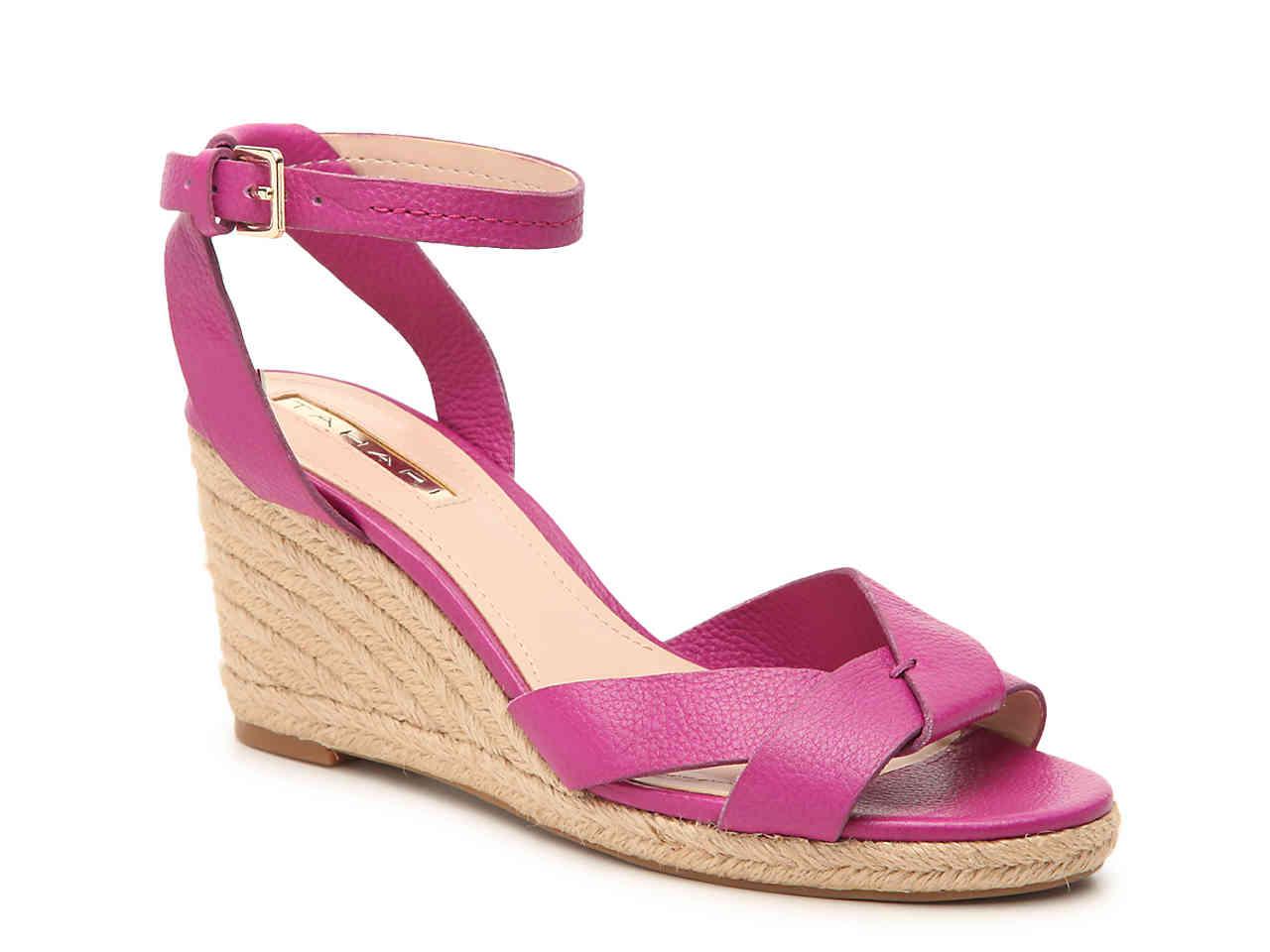 tahari jessica espadrille wedge sandal
