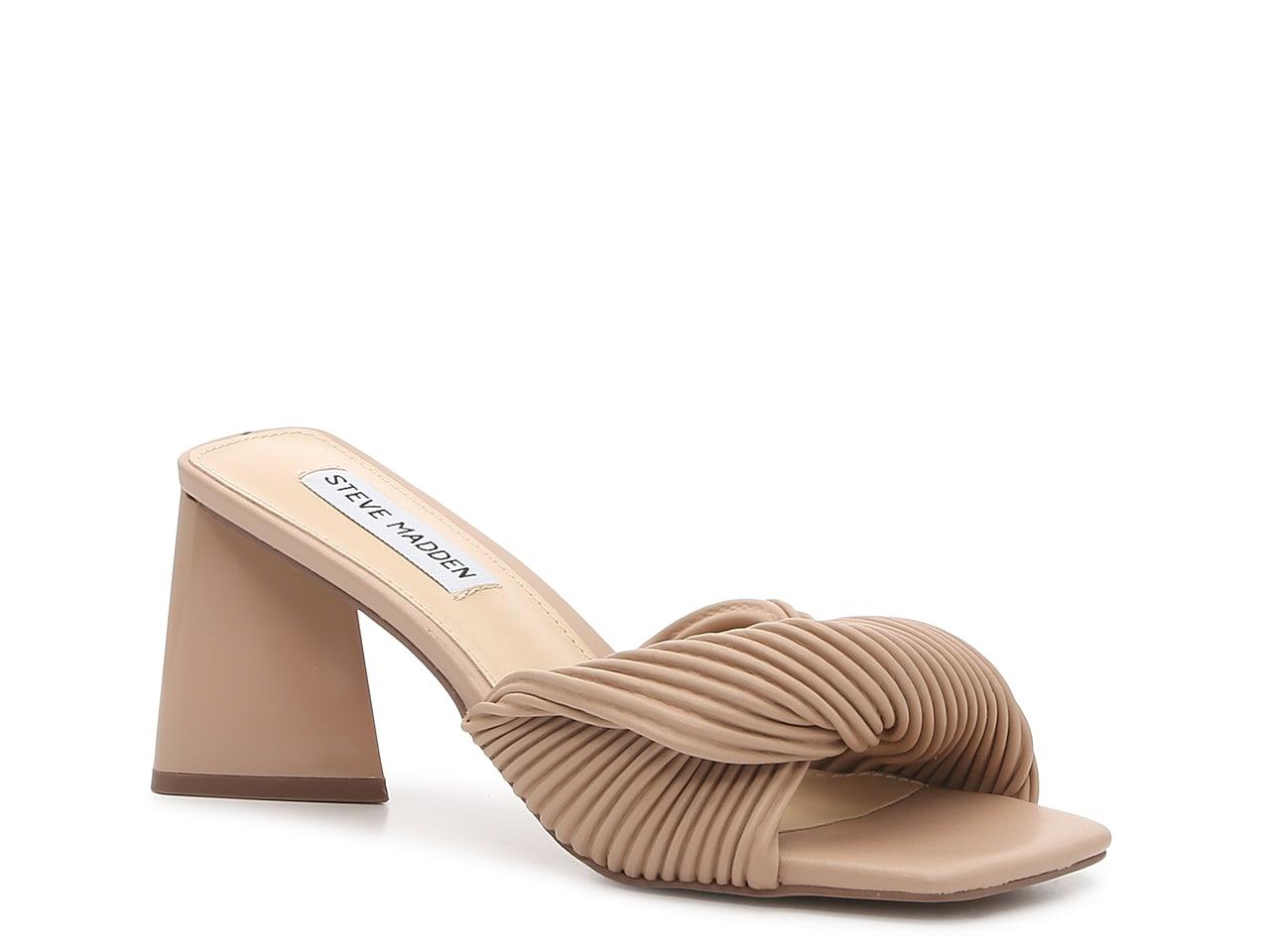 Steve Madden Evela Sandal in Natural | Lyst
