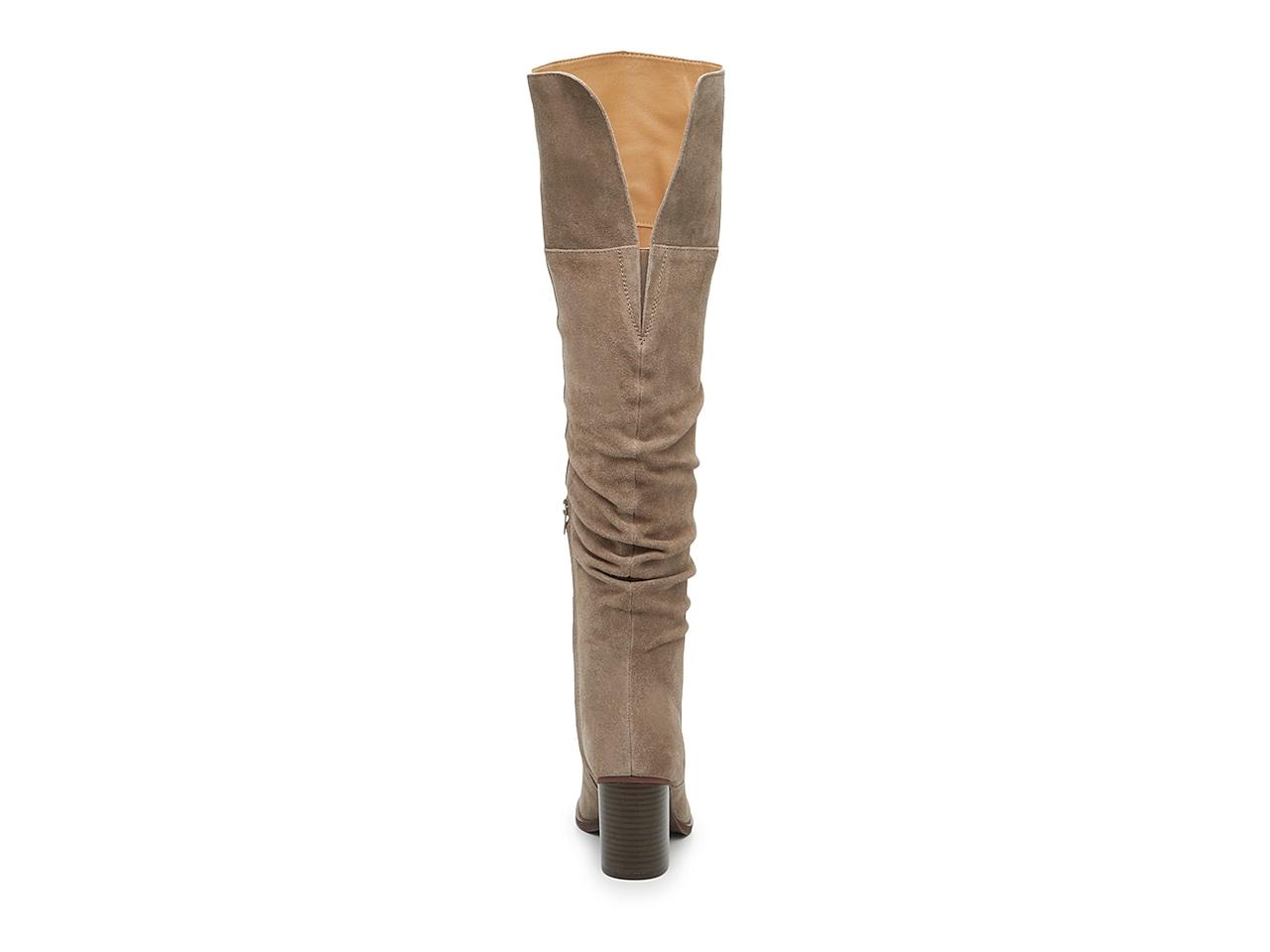Crown Vintage Gio Wide Calf Over the knee Boot in Black Lyst