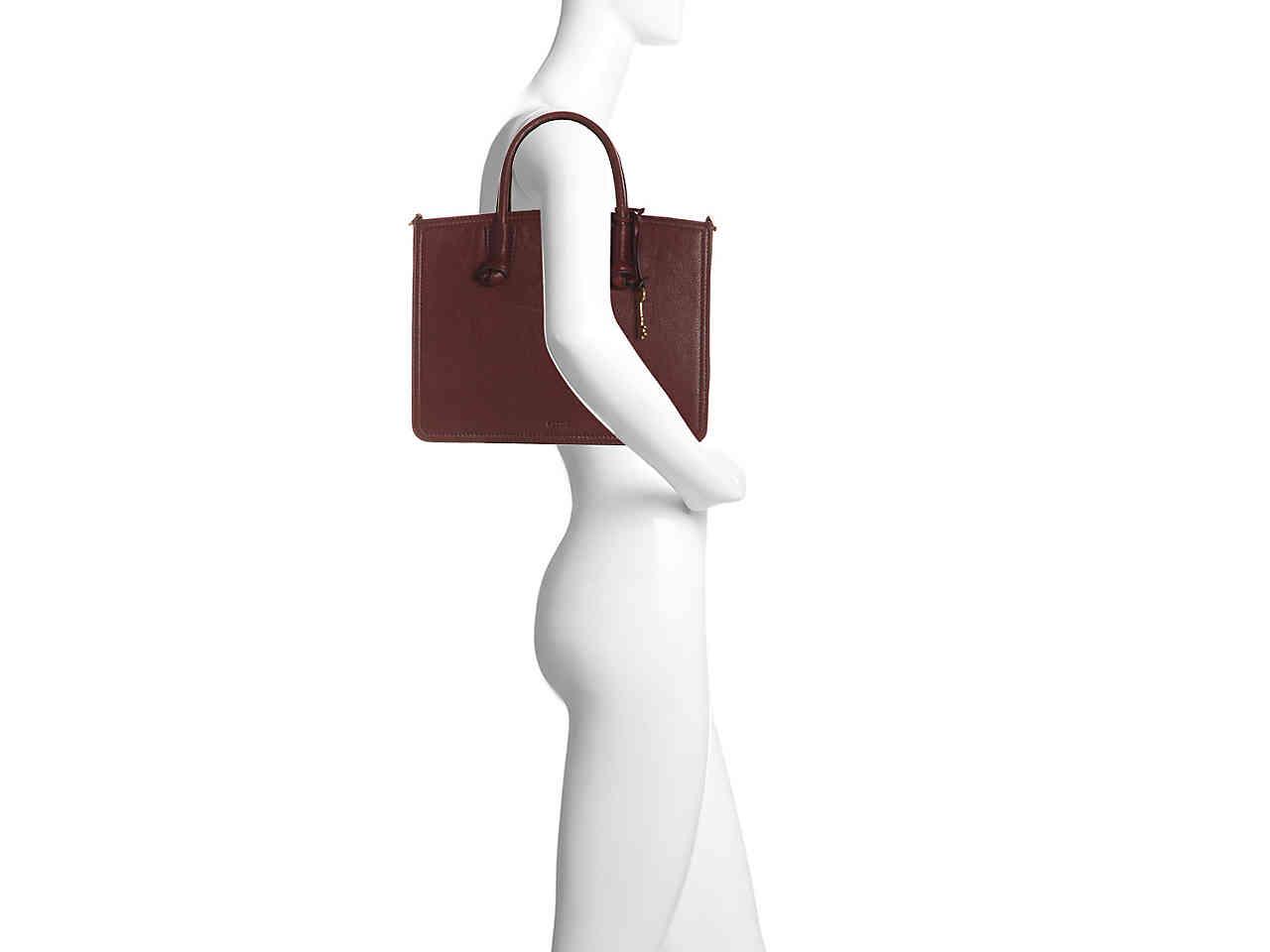 Fossil Skylar Leather Satchel | Lyst
