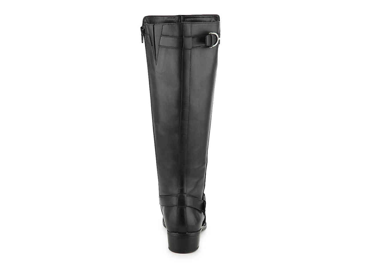 lauren ralph lauren margarite wide calf riding boot