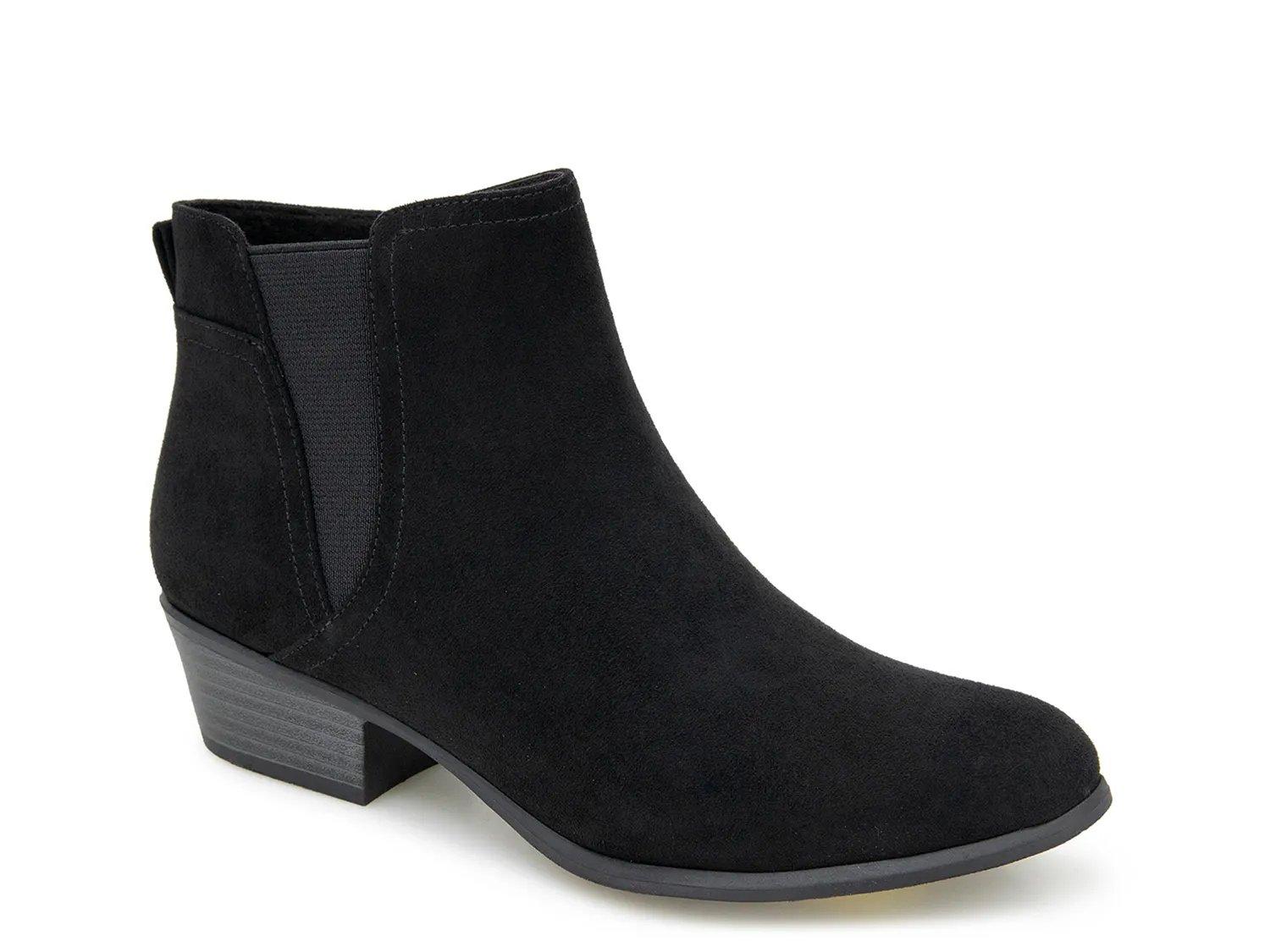 Esprit Women's Tylee Ankle Boot - Chelsea Bootie With V-Notch Cutouts & Chunky Heel - View #4