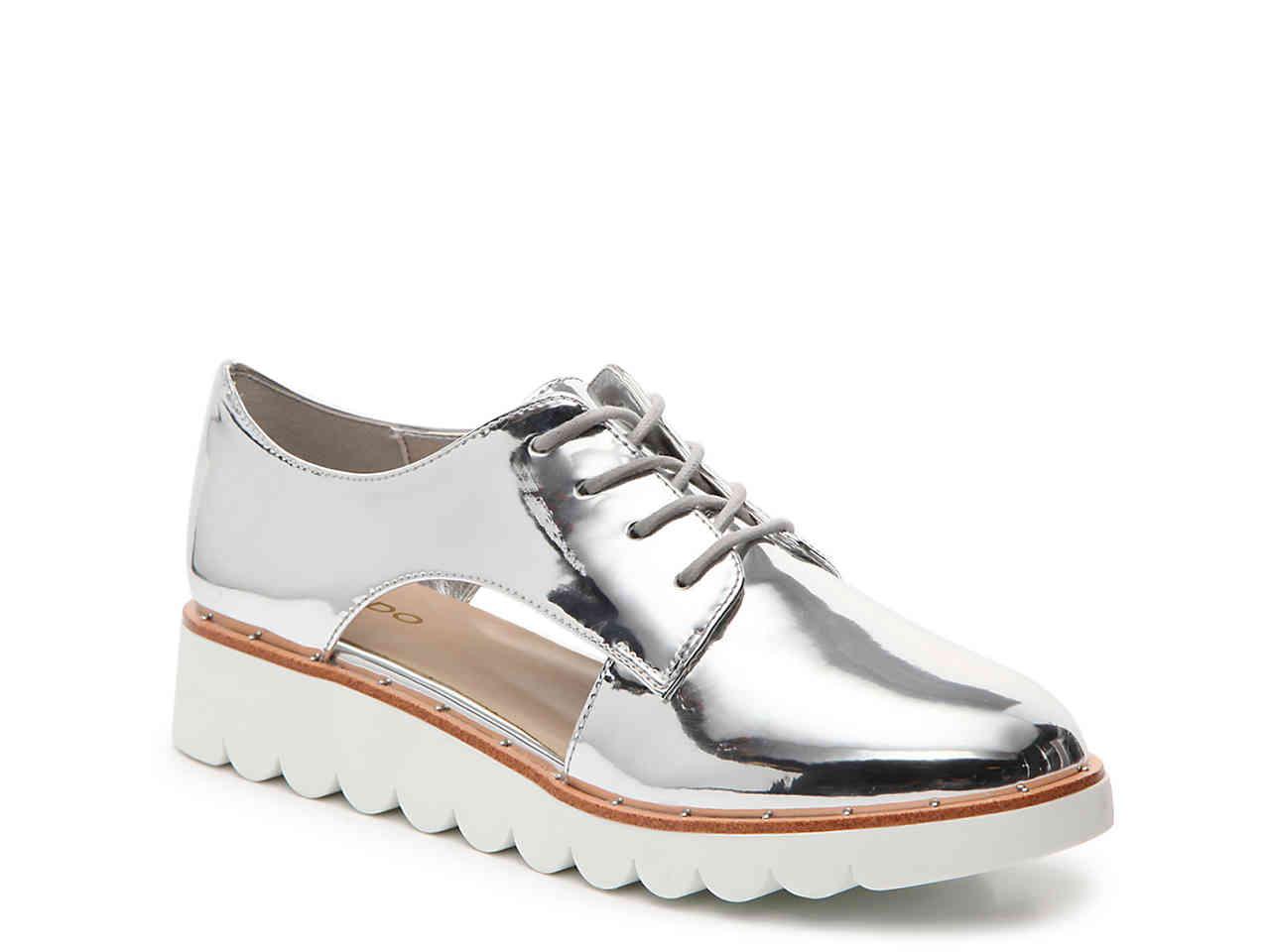 aldo silver shoes