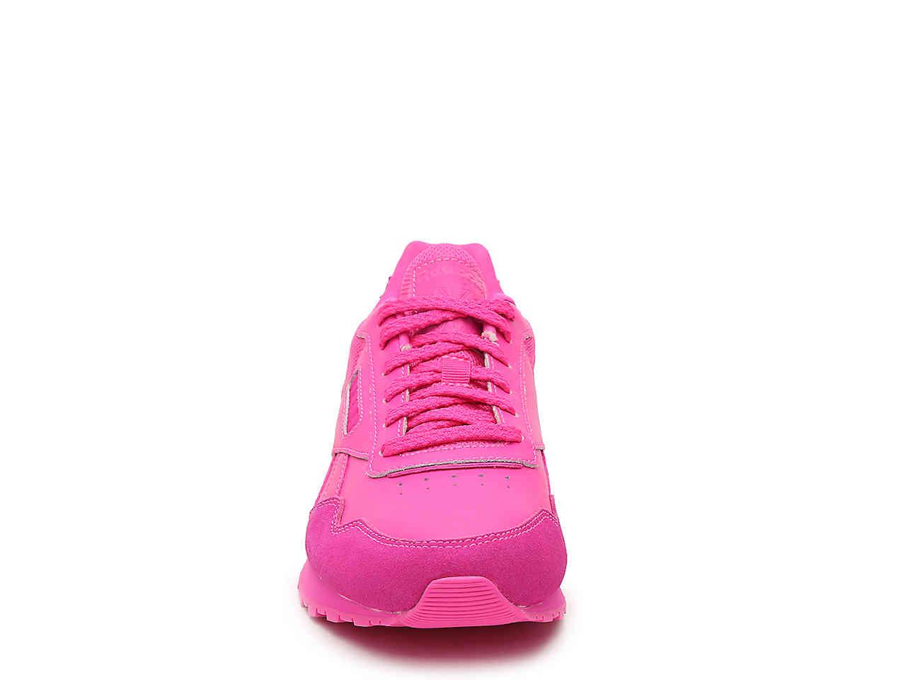hot pink reebok classics