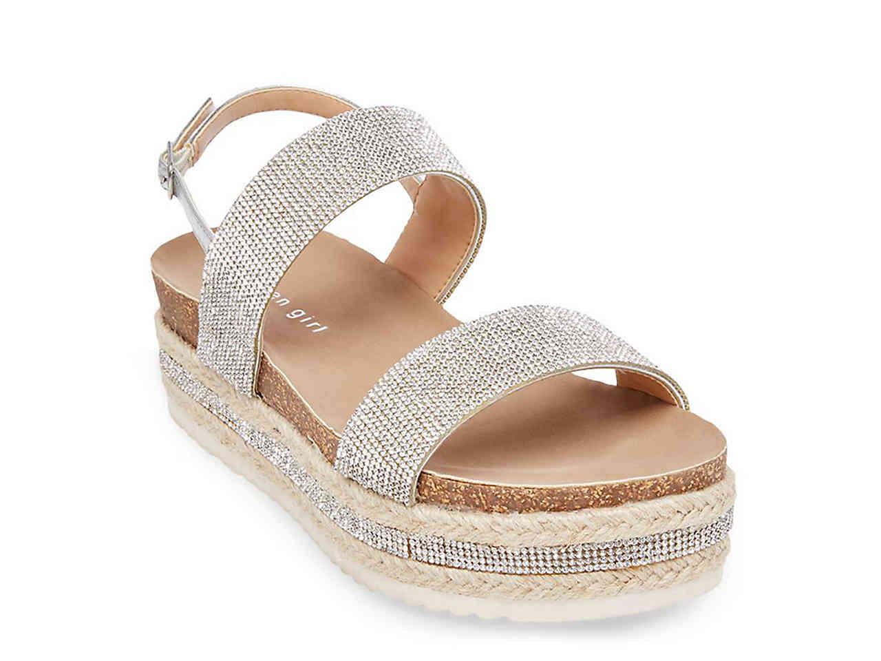 Madden Girl Glitzie Espadrille Platform Sandal in Metallic Lyst