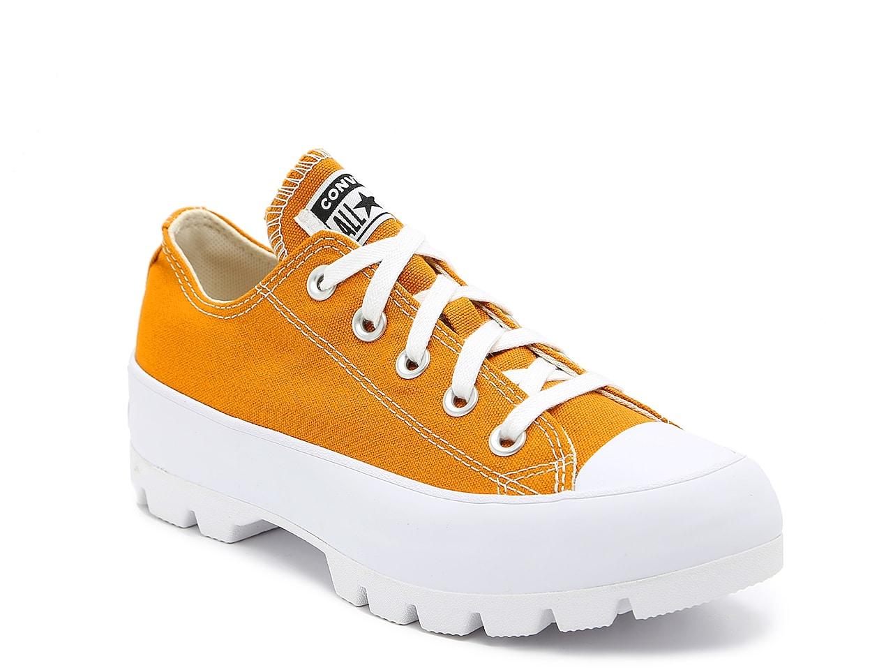 lugged converse yellow