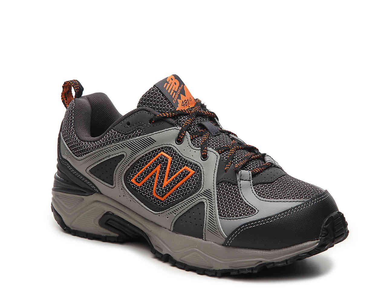 New Balance Synthetic 481 V3 Trail Running Shoe in Grey/Orange (Gray) for Men - Lyst