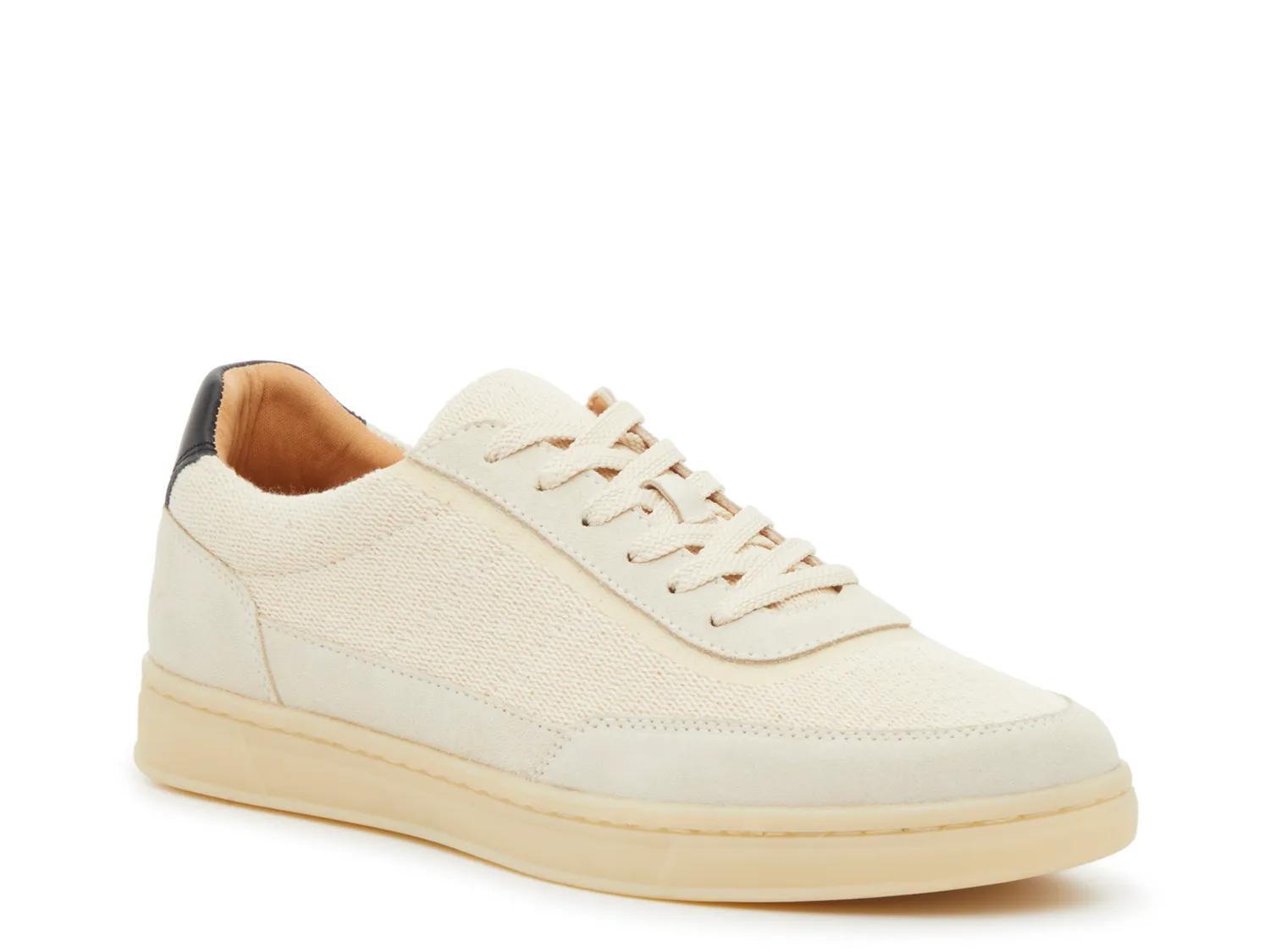 Vince Camuto VY Pieter Sneakers Mens 10 White Leather Nubuck Gum Sole Casual NIB Vince Camuto Bryndin Court Sneaker in White for Men | Lyst main image 3