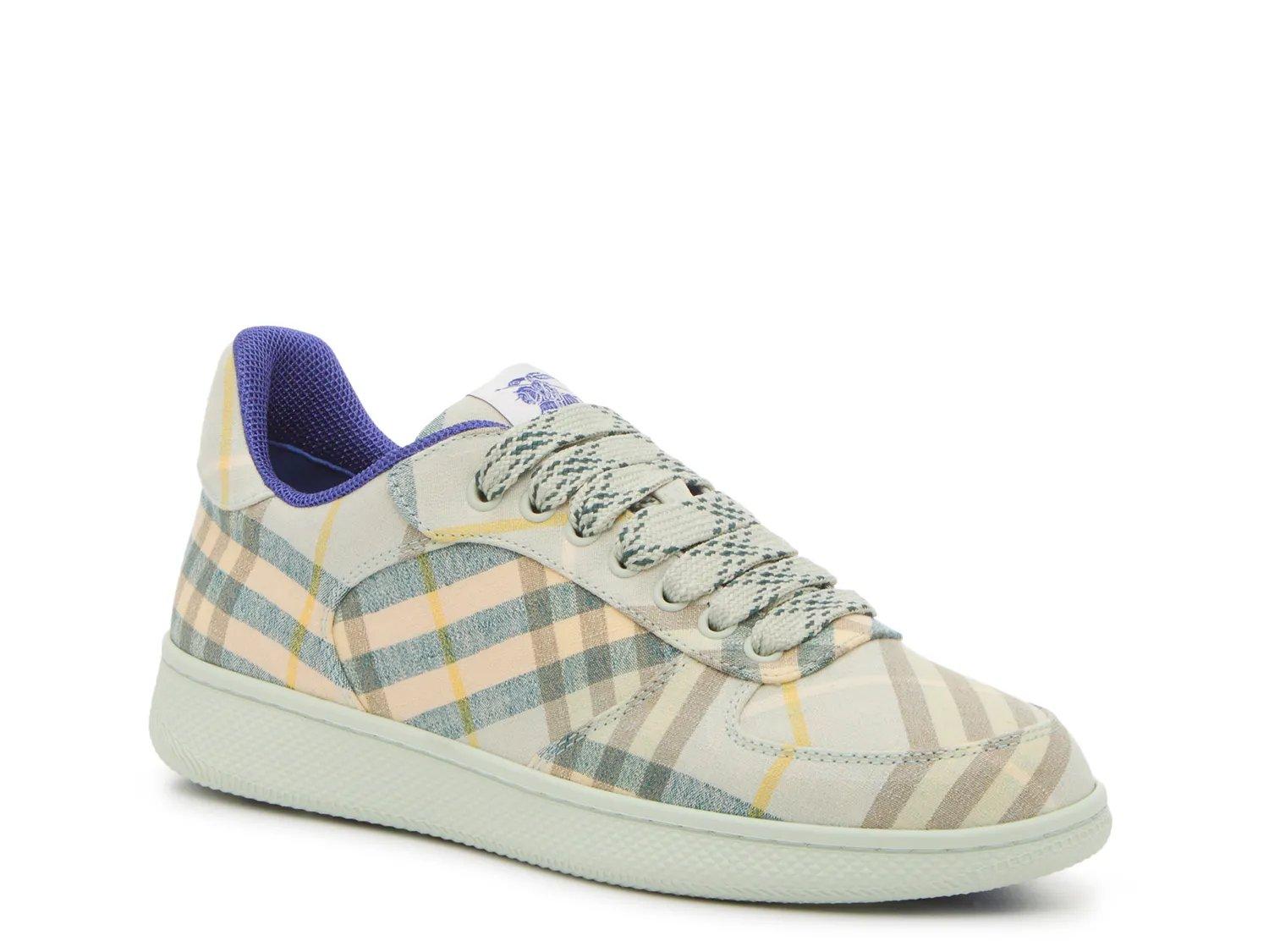 スニーカー Burberry Pink Leather Terrace Sneakers Leather and Check Terrace Sneakers​ in Flora/sand - Women