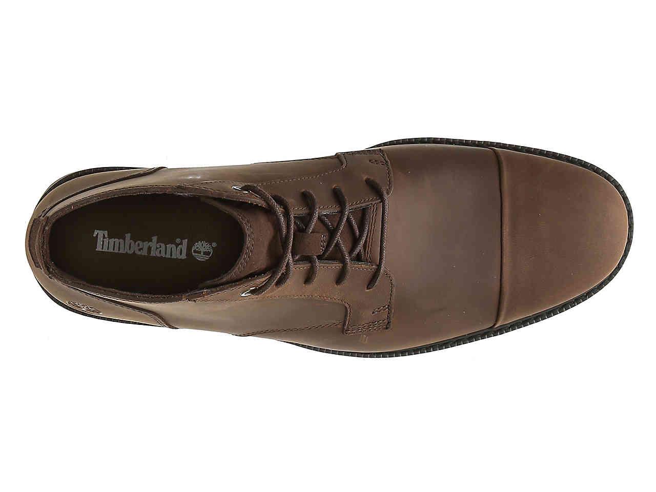 timberland lafayette cap toe leather chukka