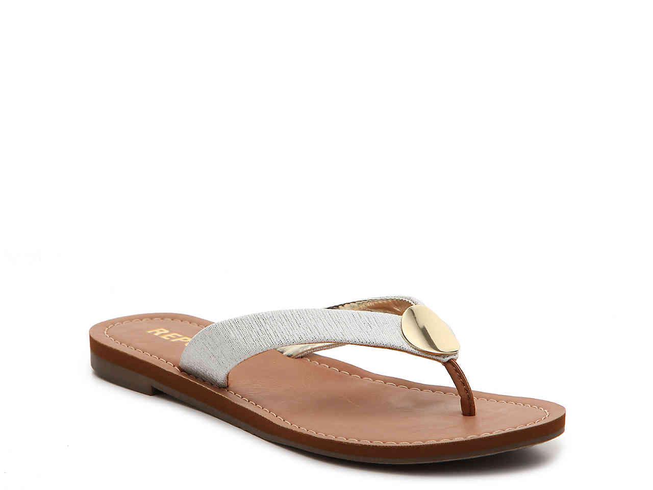 report seville flat sandal
