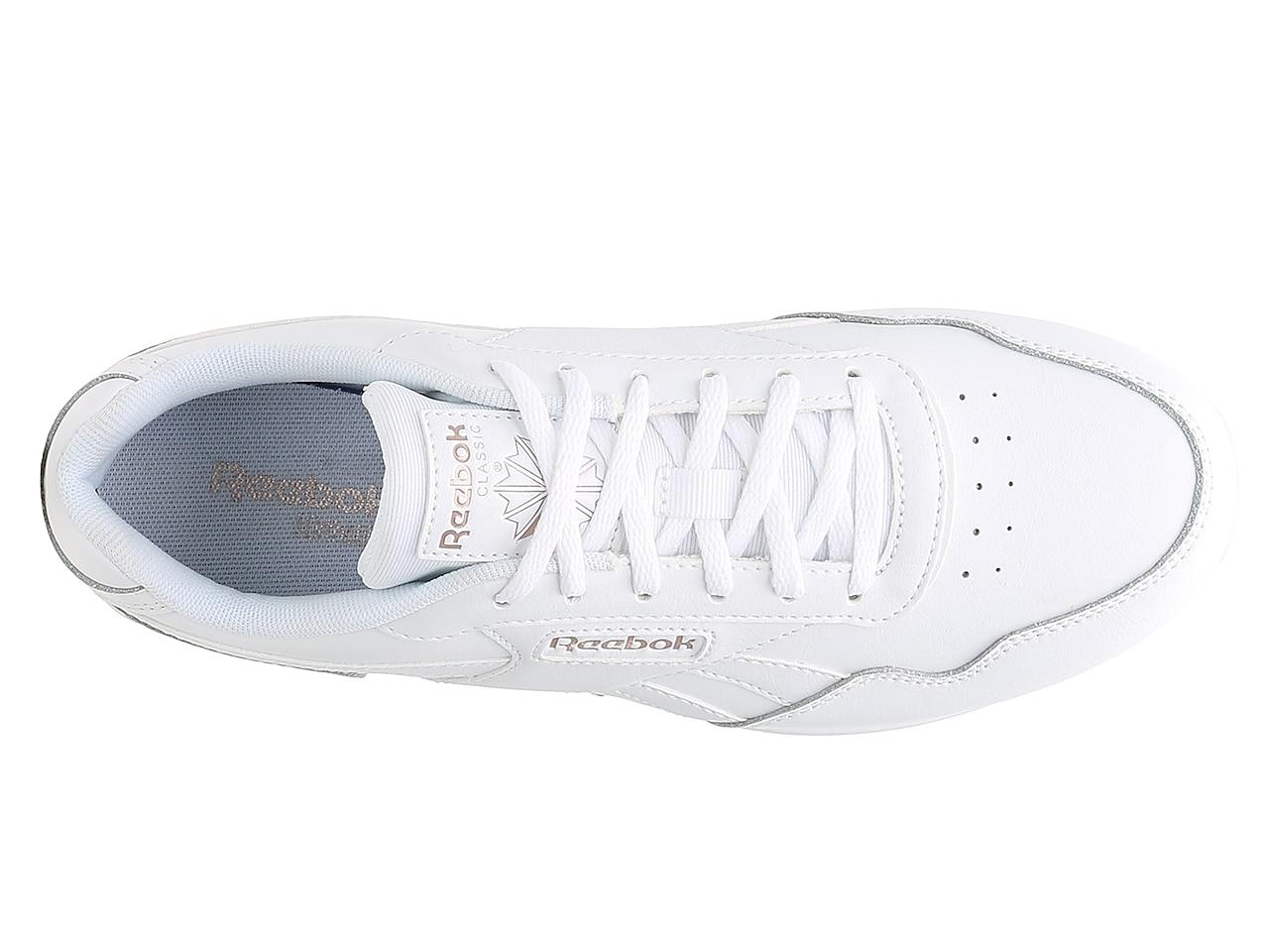 Reebok Leather Harman Platform Sneaker in White/Gold Metallic (White) | Lyst