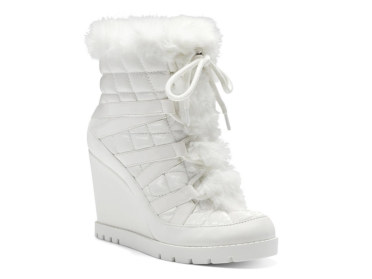 Synthetic Brixel Wedge Bootie 