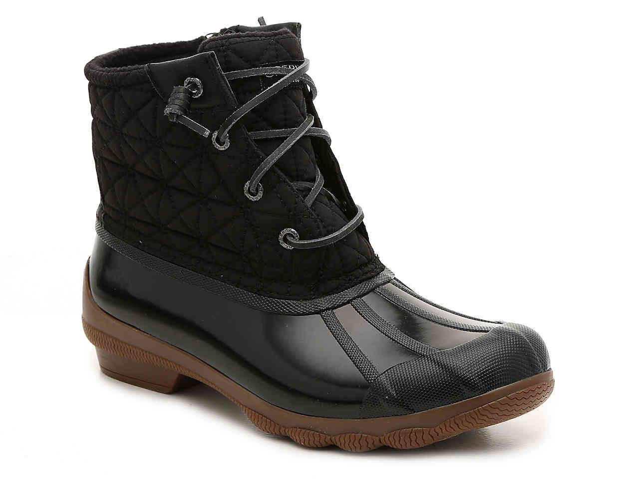 sperry syren metallic canvas duck boot