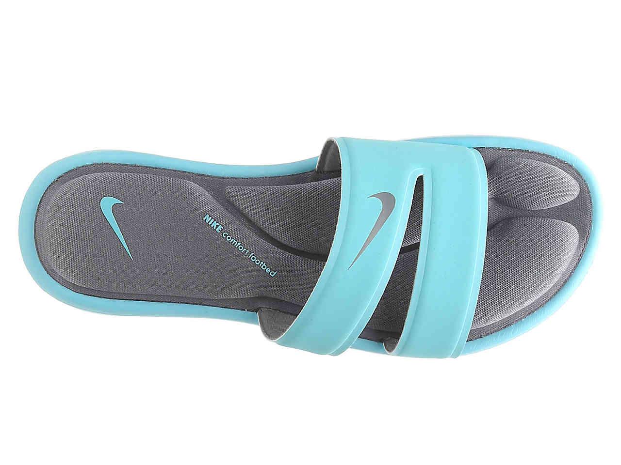 Nike Synthetic Ultra Comfort Slide Sandal In Blue Lyst