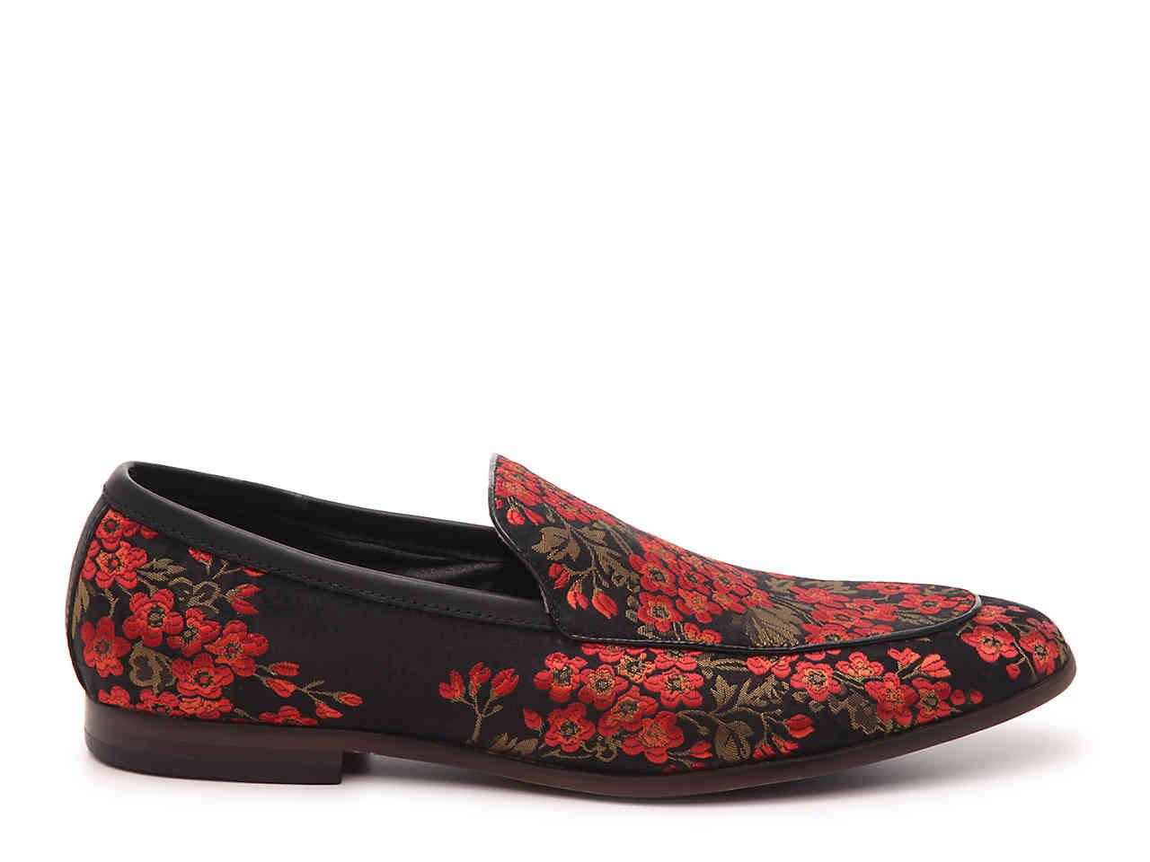 steve madden red loafers