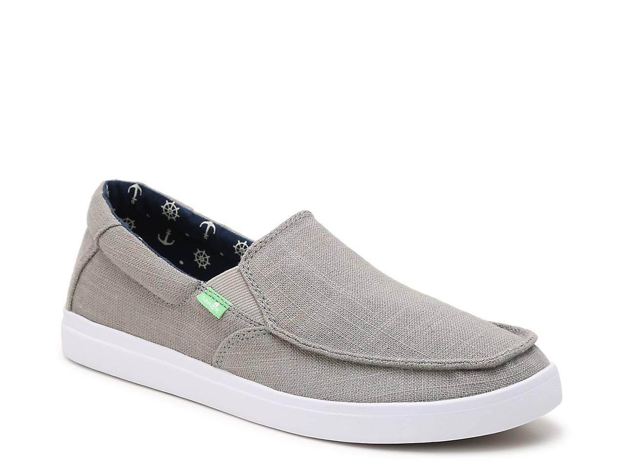 sanuk men's sideline linen 2 loafer flat