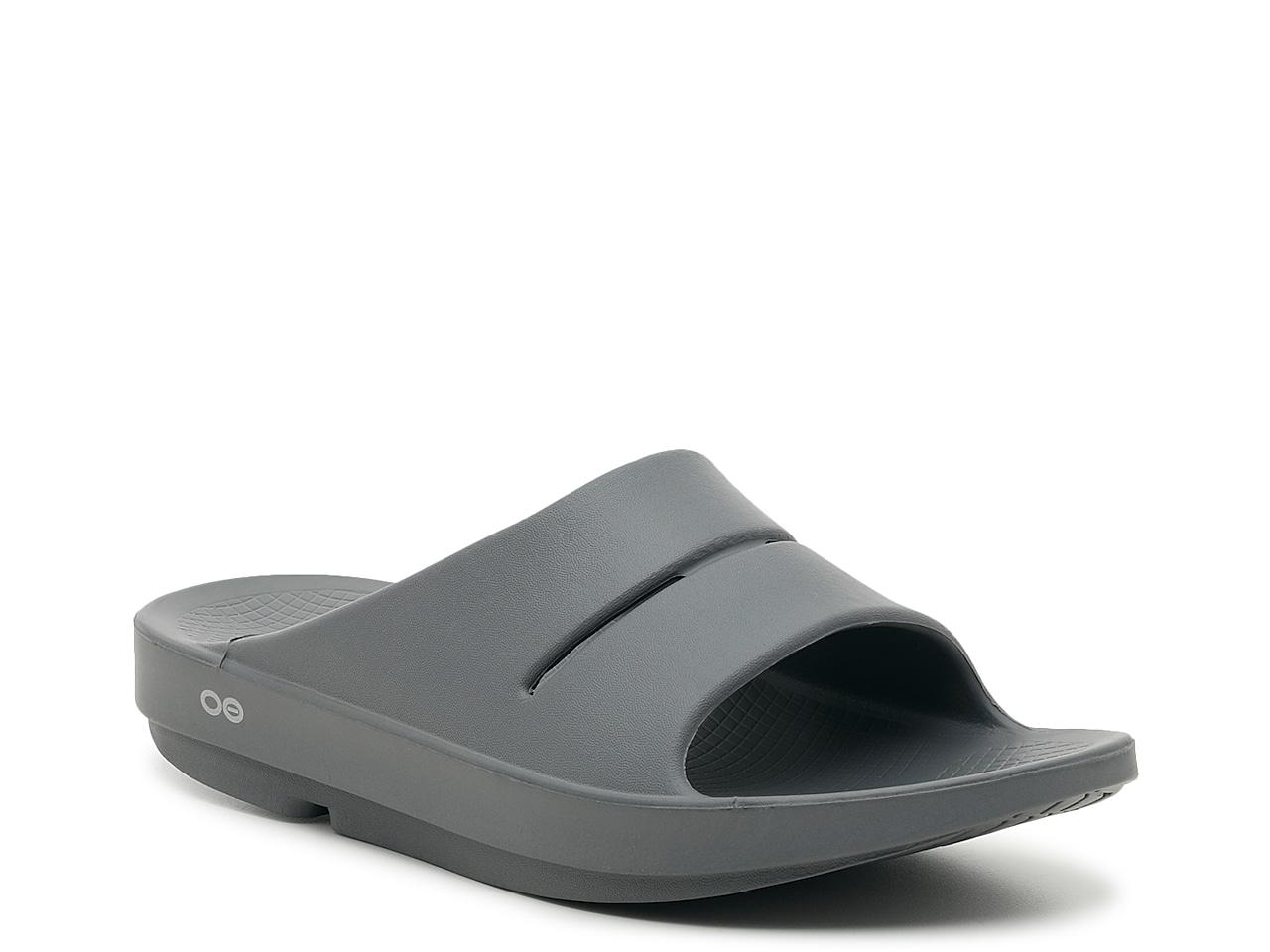 OOFOS Ooahh Slide Sandal in Black for Men | Lyst