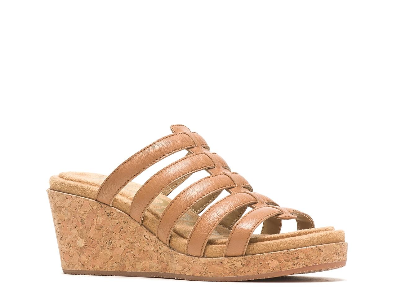 Hush Puppies Willow Fisherman Wedge Sandal in Natural | Lyst