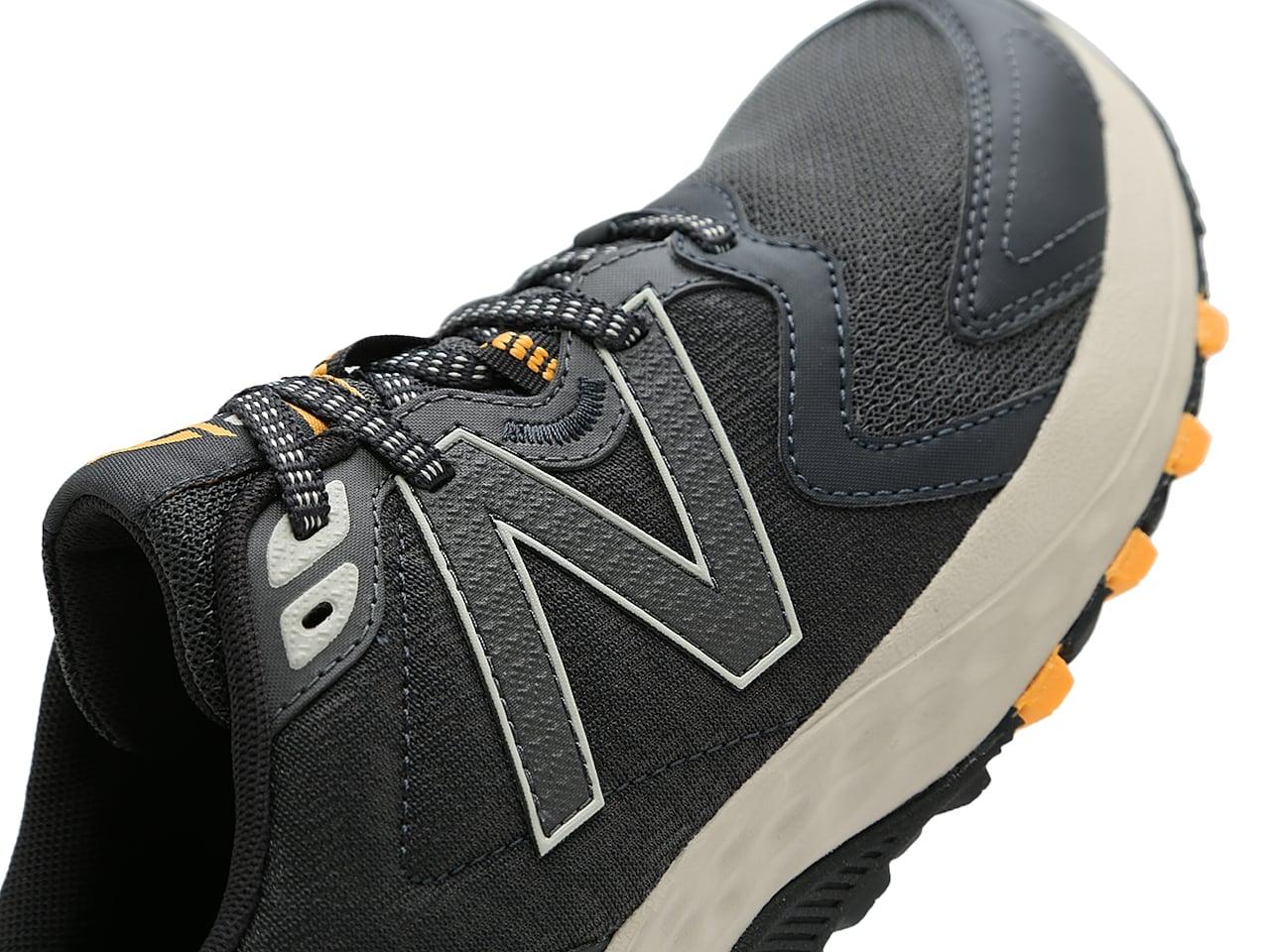New Balance Synthetic 410 V7 Trail Running Shoe in Charcoal/Yellow/Black  (Black) for Men - Lyst