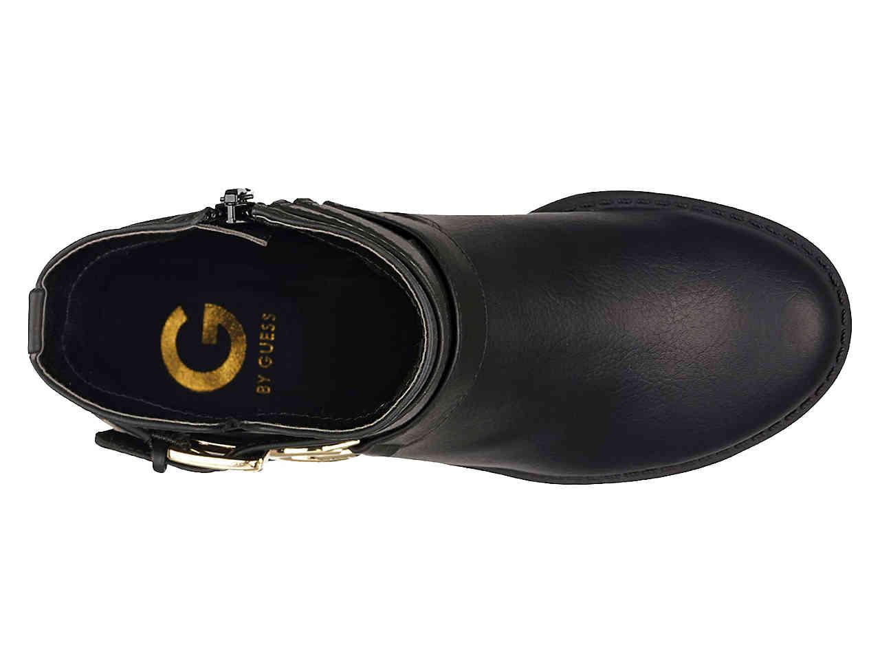 g by guess harlin motorcycle bootie