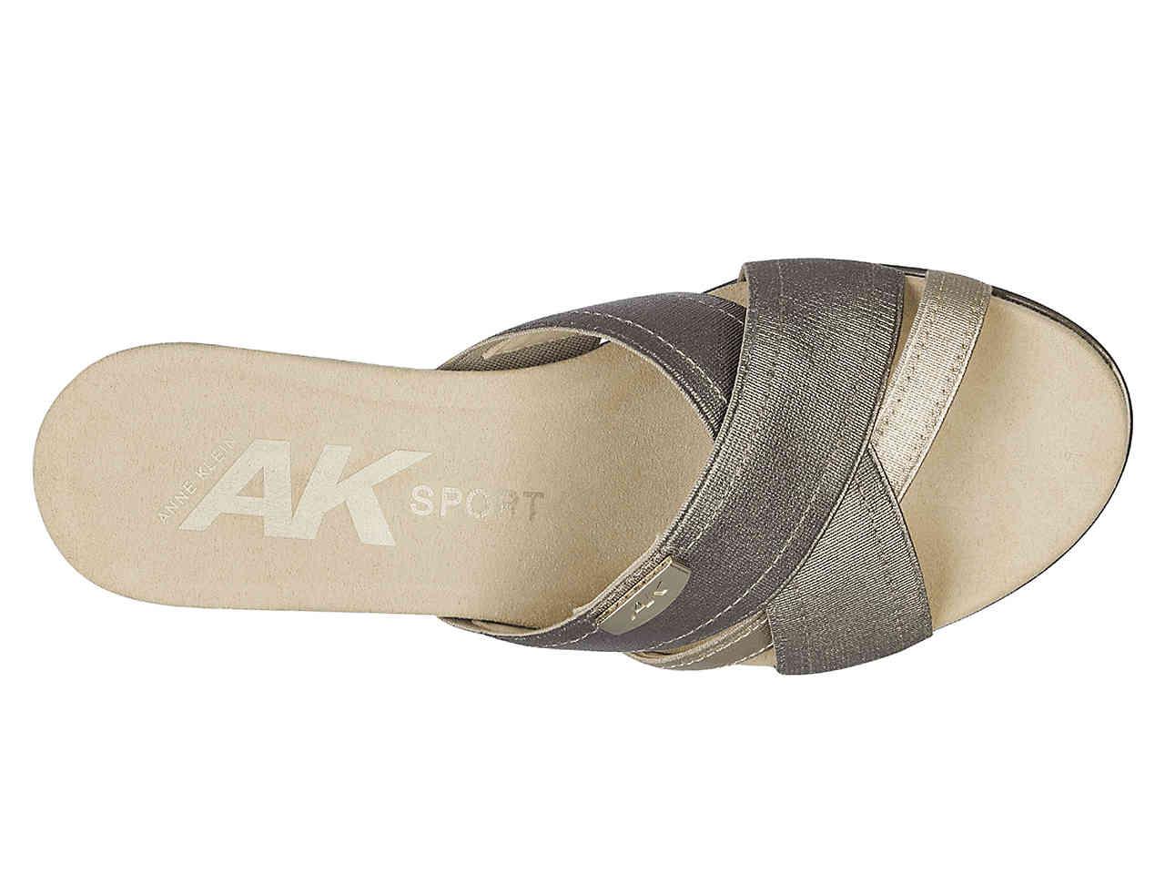anne klein sport peggy wedge sandal
