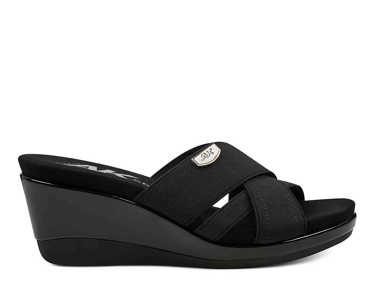 anne klein sport peggy wedge sandal