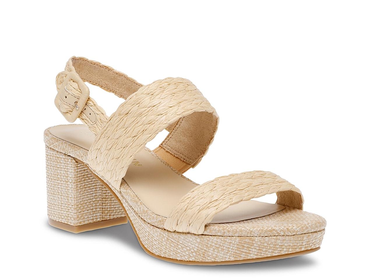Anne klein lalima platform sandal beige best sale