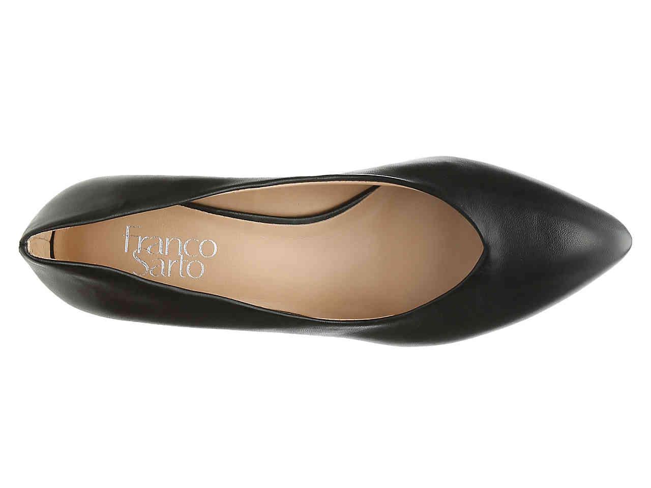 franco sarto fleur wedge pump