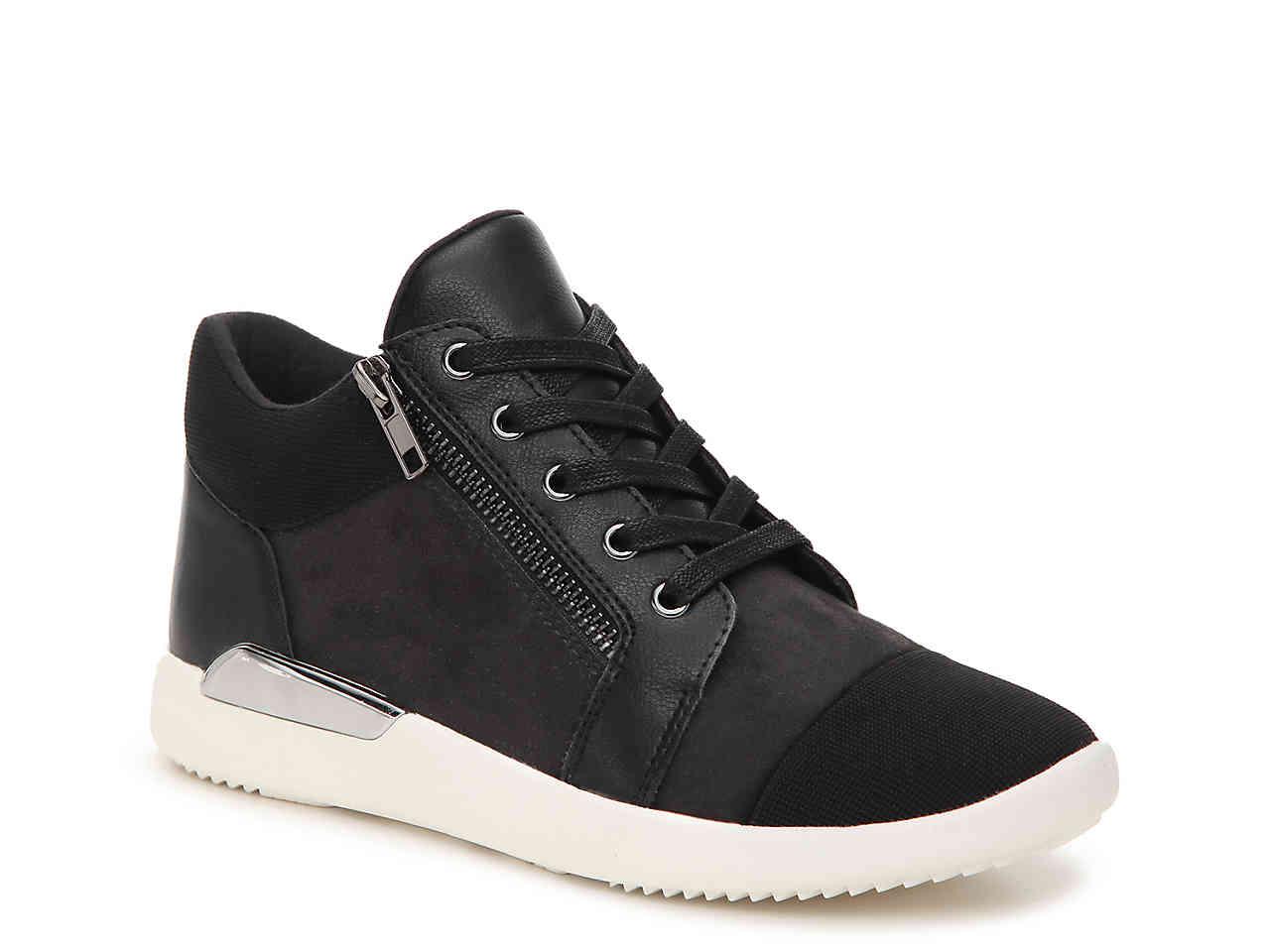 aldo black high top sneakers