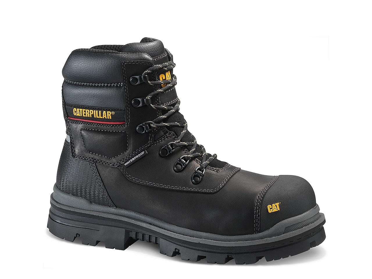 caterpillar black work boots