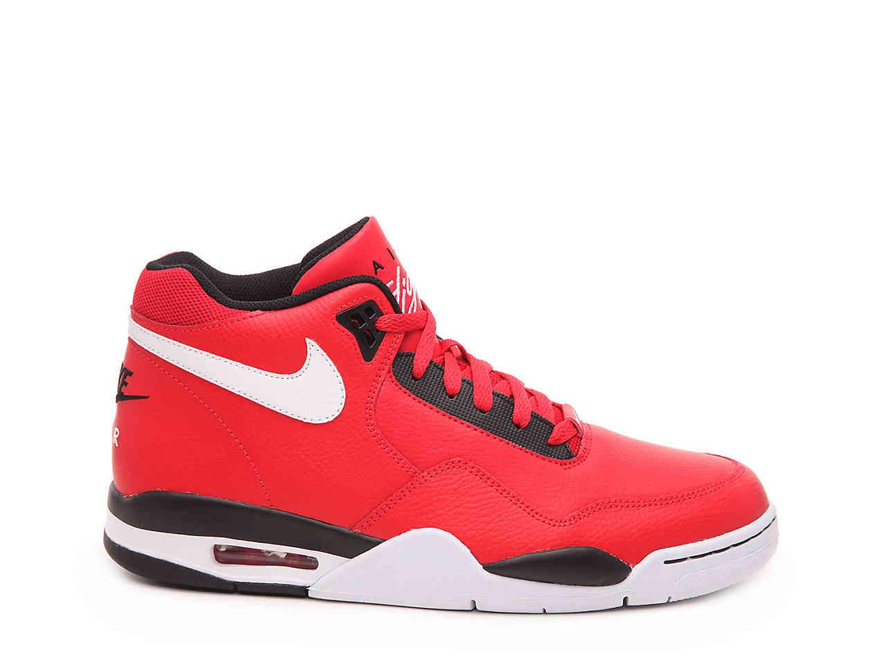 red black white nike high tops