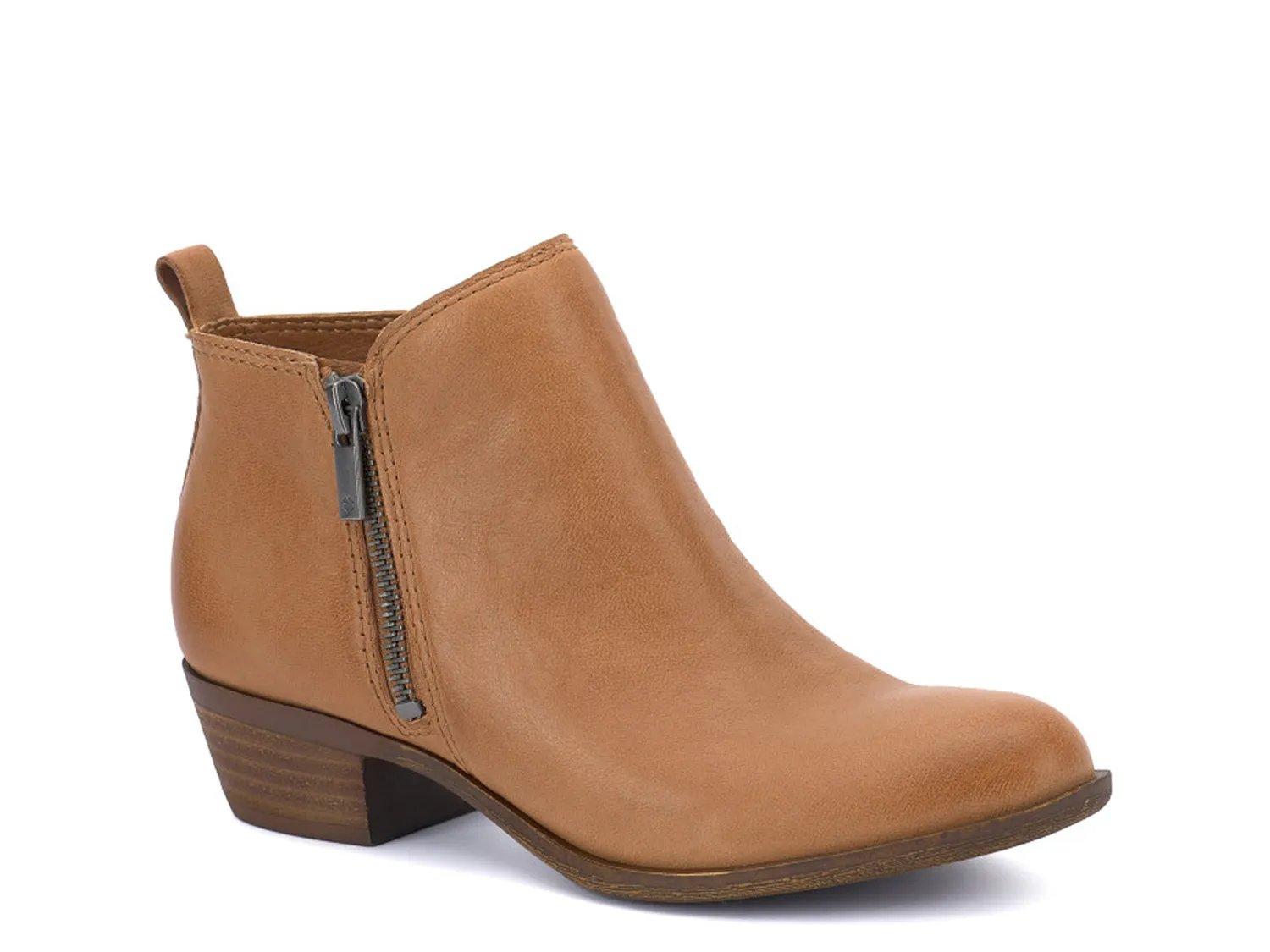 Cowboy Boots Low Heel Lucky Brand Women's Basel Ankle Booties