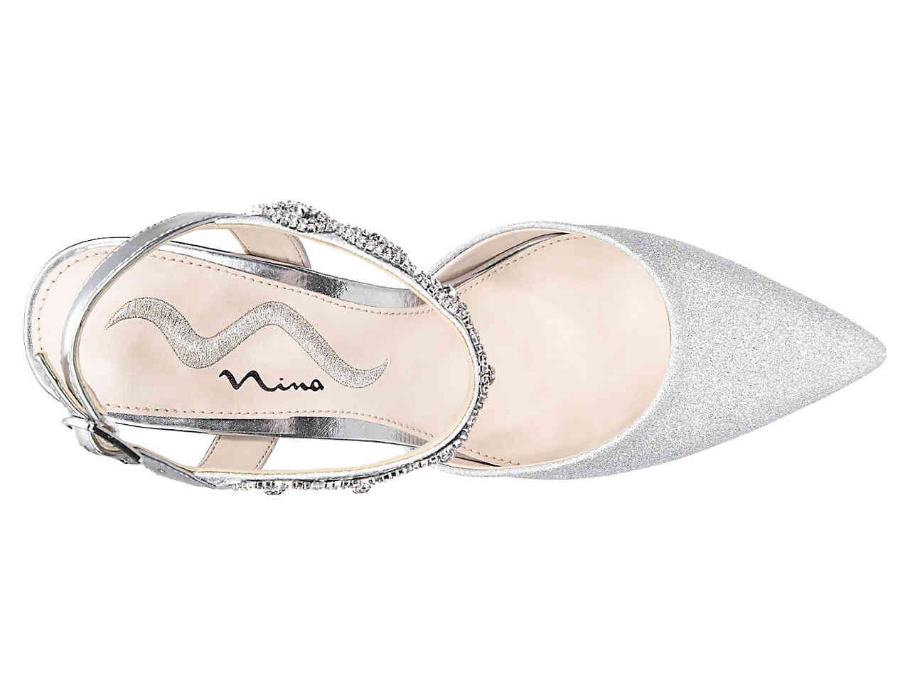 Nina Beronia Pump in Silver Metallic 