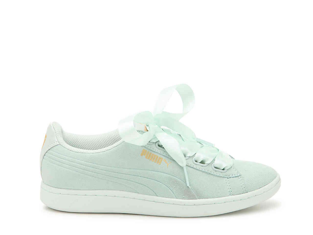 mint green puma shoes