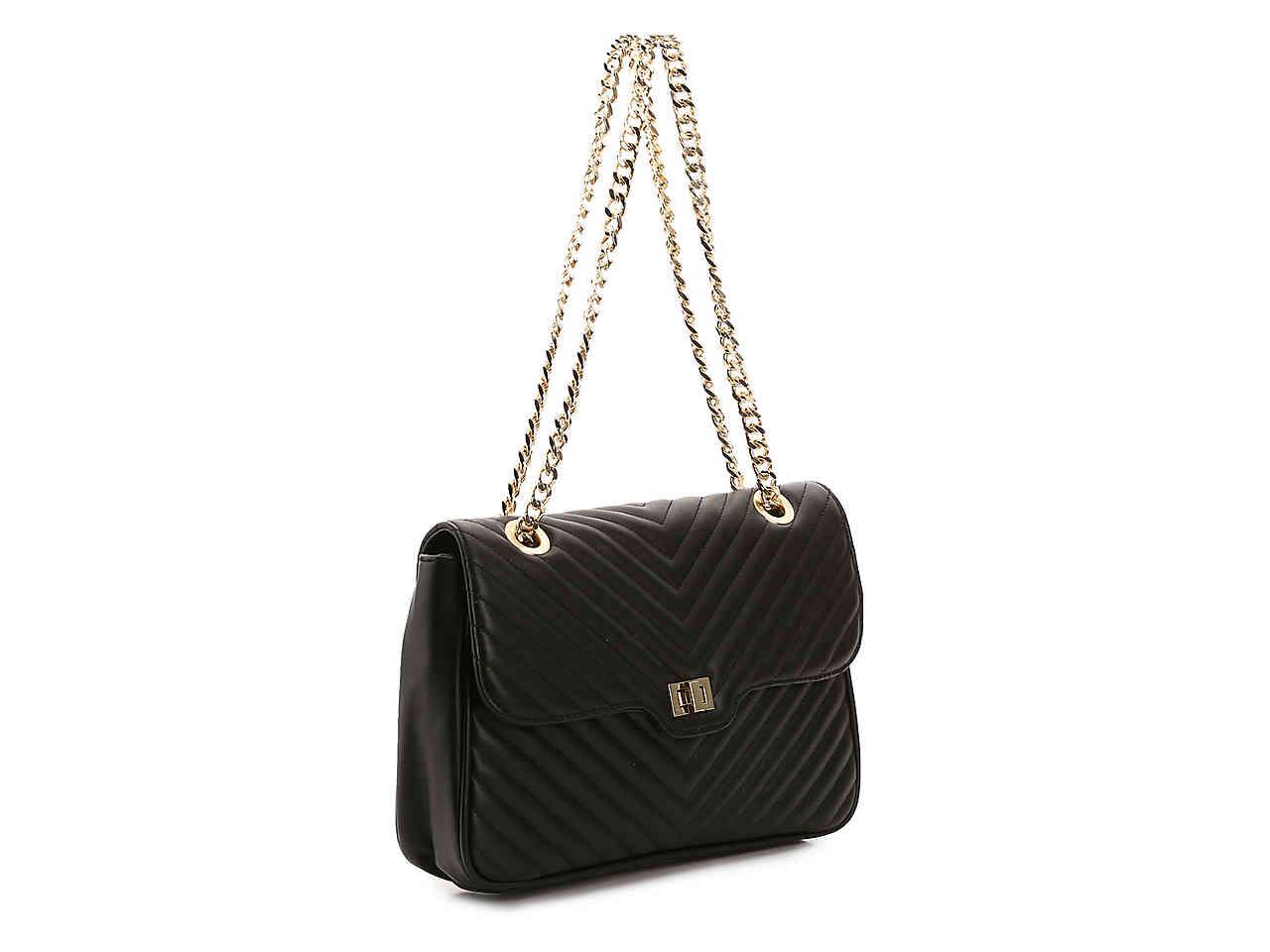 steve madden black shoulder bag