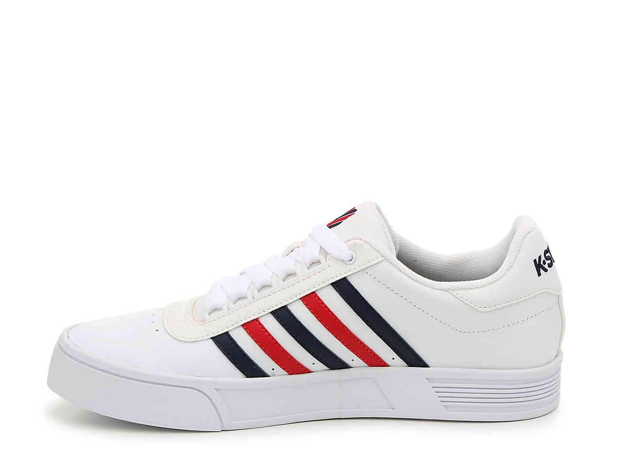 k swiss red stripes