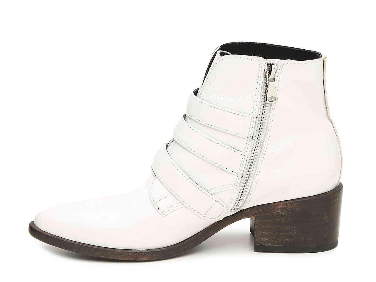 steve madden white vlais boots
