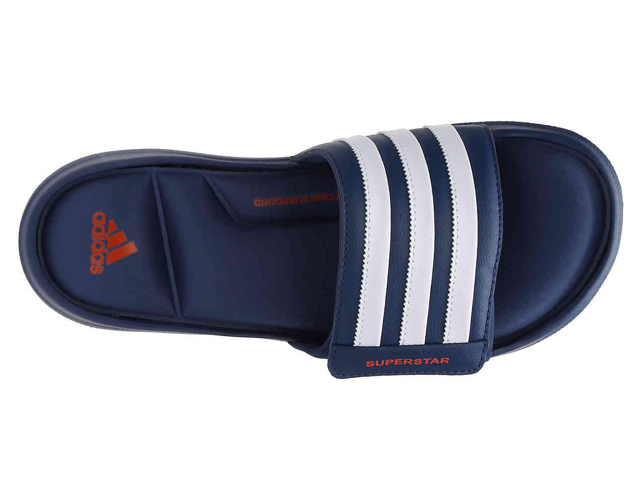 adidas Synthetic Superstar 5g Sandal in (Blue) for Men - Lyst