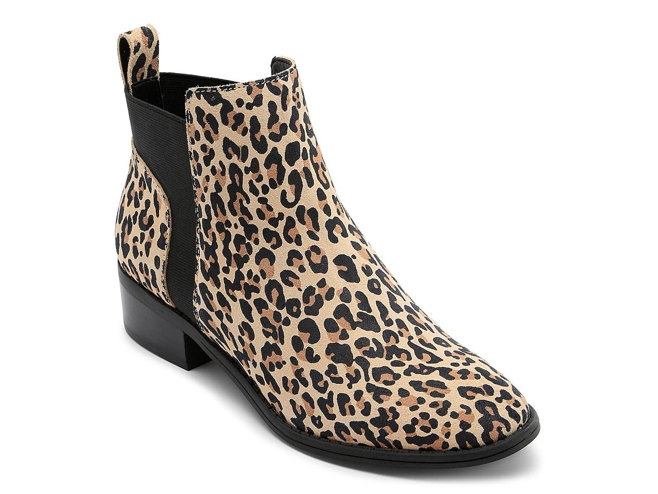 dolce vita leopard booties