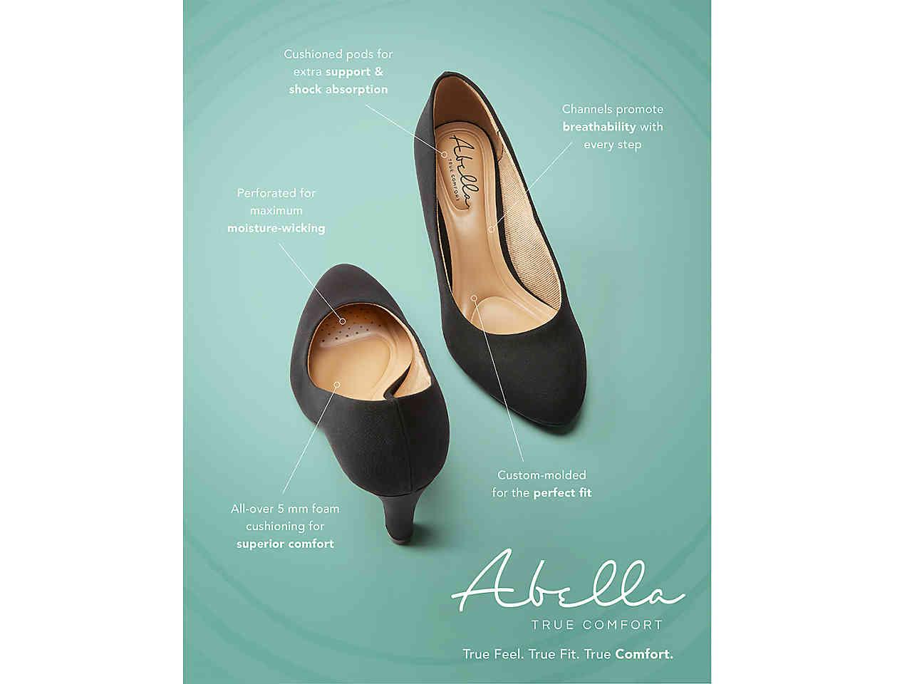 abella black pumps
