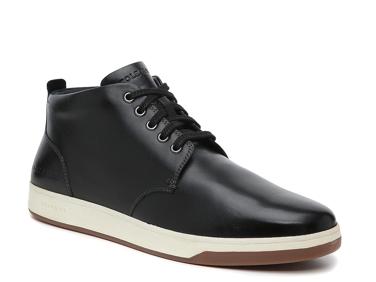 Cole Haan Leather Vartan 2.0 High-top Sneaker in Black for Men | Lyst